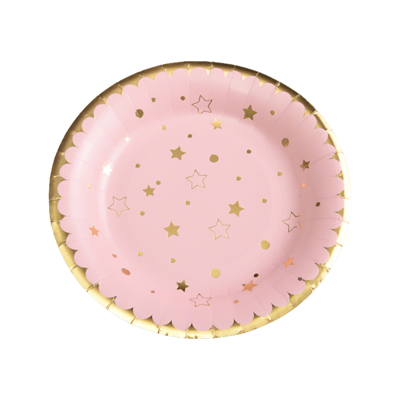 VII-Inch Biodegradable Paper Plate - Round