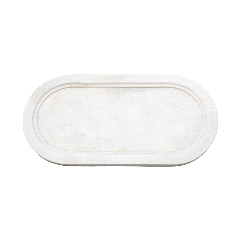 Oval Kraft Plate - Custom Color