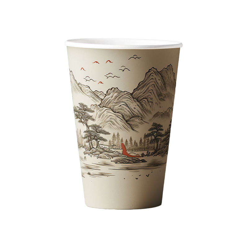 Exquisite Premium Pattern Paper Cup